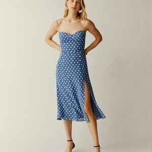 Reformation Juliette Dress Lazuli - Size 8